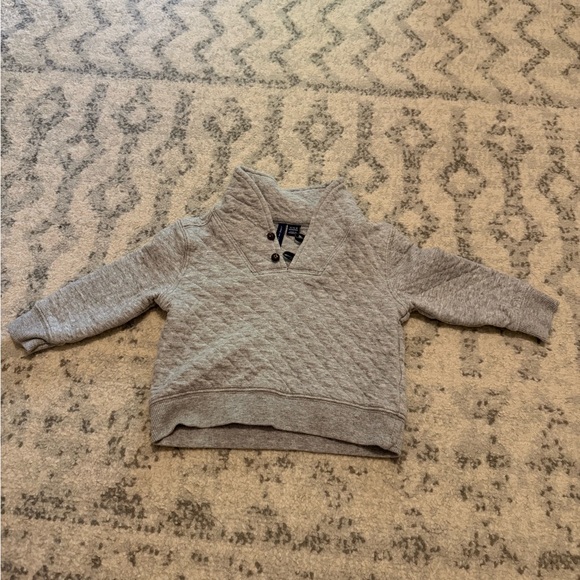 Janie and Jack Other - Janie and Jack Gray Quilted Sweater